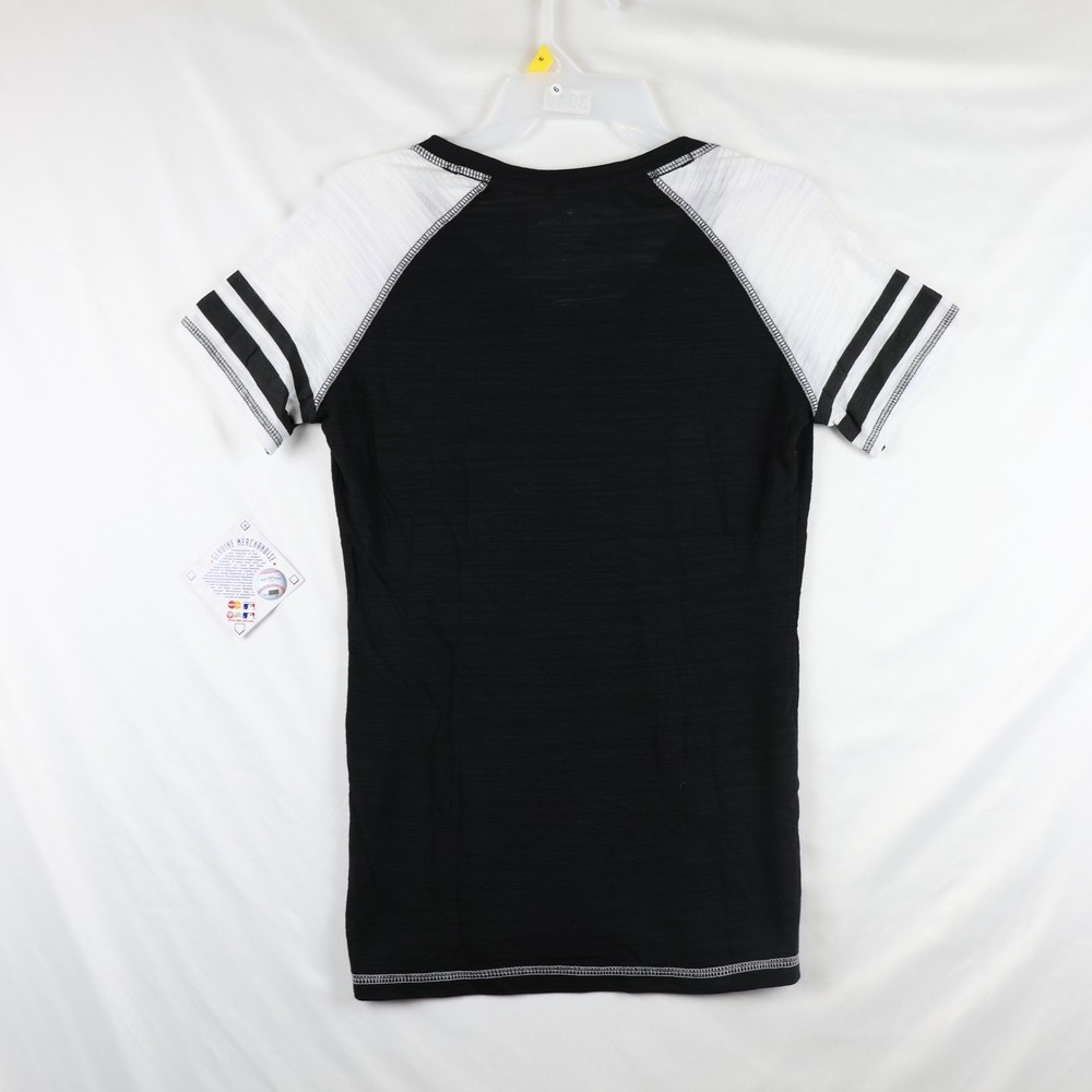 Pittsburgh Pirates Shirt Womens Small MLB Baseball 1887 Soft As A Grape Tee - Picture 7 of 8